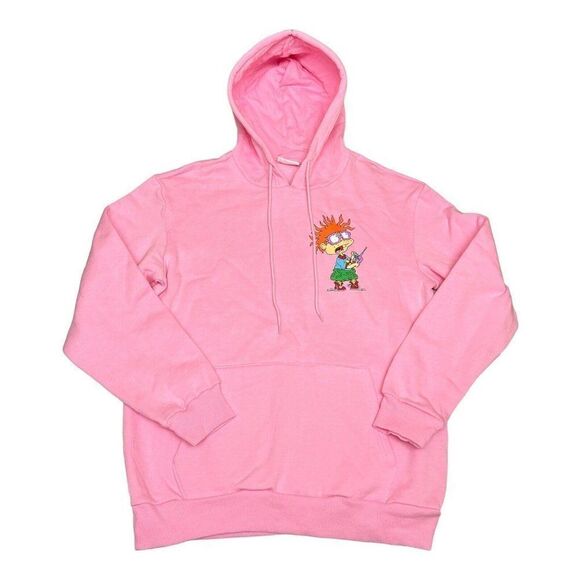 NEW Rugrats Adult 90’s Hoodie Retro Nickelodeon‎ Colorful Tommy Chuckie Cartoon - Picture 2 of 8